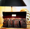 Mustertasche Tweed mit Federn